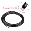 Uxcell Pneumatic Air Tubing 4mm Odx2 5mm Id 5 Meter 16ft Pu Polyurethane Compressor Tube Hose Pipe Black