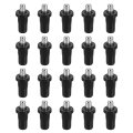 50pcs Shutter Repair Pins Spring Loaded Plantation Replacement Metal Louvers Staples For Windows Black 1 X 46 0 31 Inch 