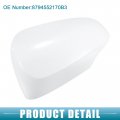A Absopro Rearview Mirror Cover Cap No 8794552170b3 Left Side Door For Toyota Prius C 2012-2018 Abs Plastic White
