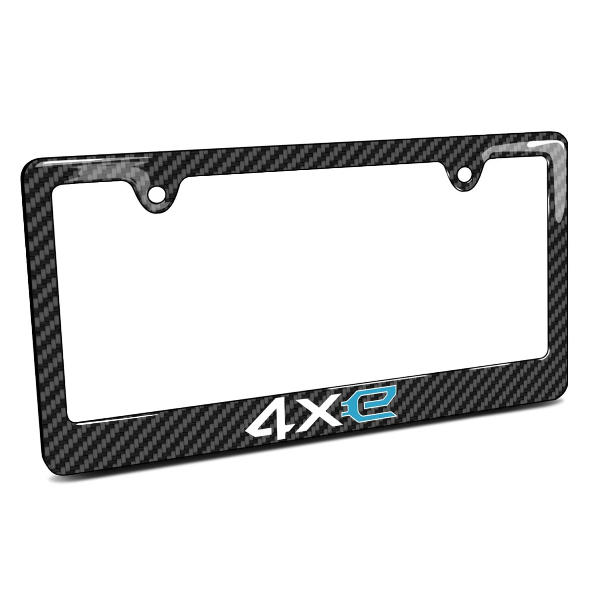 Jeep 4xe Black Carbon Fiber Look Abs Plastic License Plate Frame Official Licensed 12 In X 6 Universal Fit For Car Suv Truck