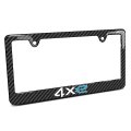 Jeep 4xe Black Carbon Fiber Look Abs Plastic License Plate Frame Official Licensed 12 In X 6 Universal Fit For Car Suv Truck