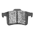Disc Brake Pads For Jaguar Xkr-s 2012 Low Metallic Friction Electronic Wear Sensor 2 53 Inner Height 4 80 In Pad Width 