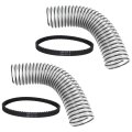 Vacuum Cleaner Replacement Lower Duct Hose And Belt Set For Shark Nv500c Nv500co Nv500q Nv500w Nv500wc Nv500wtv Nv501 2 Pack
