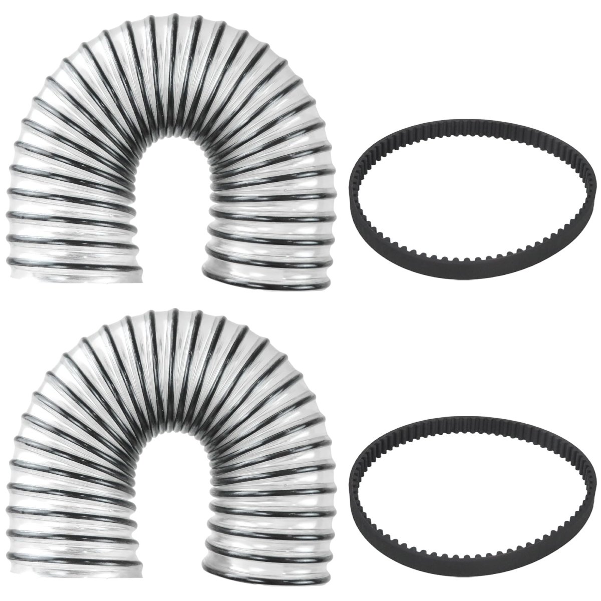 Vacuum Cleaner Replacement Lower Duct Hose And Belt Set For Shark Nv500c Nv500co Nv500q Nv500w Nv500wc Nv500wtv Nv501 2 Pack