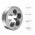 Round Threading Dies 1 2 -32 Un Alloy Tool Steel Machine Thread Repair Hand