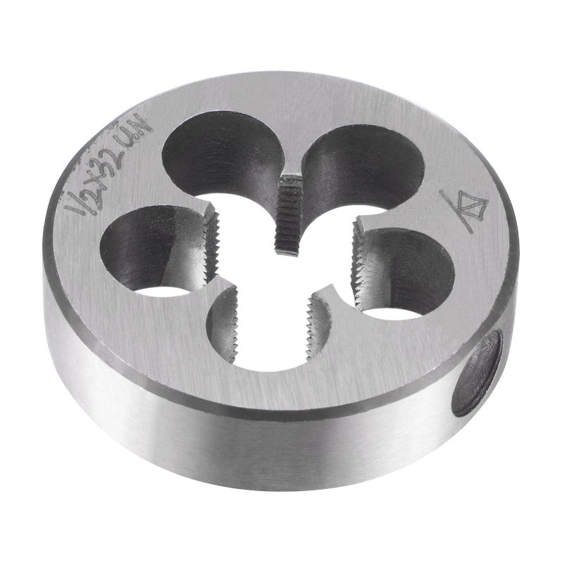 Round Threading Dies 1 2 -32 Un Alloy Tool Steel Machine Thread Repair Hand