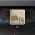 Golden Retriever Puppies Dogs Friends Sleeping Tow Trailer Hitch Cover Plug Insert