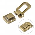 Uxcell Toggle Catch Lock 48mm Retro Decorative Brass Hasp W Screws For Suitcase Chest Trunk Latch Clasp Pack Of 5