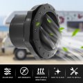 X Autohaux Universal Black Air Conditioning Vent Deflector Outlet Louvered For Rv Bus Yacht