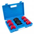 Mikafex 14pc Motorcycle Bike Fork Seal Driver Tool Kit For 35mm 36mm 40mm 41mm 42mm 43mm 45mm 46mm 47mm 48mm 49mm 50mm 