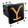 Graphics More Yellowstone Tv Show Brand Tow Trailer Hitch Cover Plug Insert
