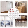 14 Piece Set Of Slim Cabinet Door Magnets Cold Rolled Steel Non Porous Bonded Magnetic Closure For Kitchen Closet Closing