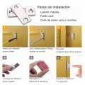 14 Piece Set Of Slim Cabinet Door Magnets Cold Rolled Steel Non Porous Bonded Magnetic Closure For Kitchen Closet Closing