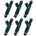 Fuel Injectors For Mazda 6 2003 To 2008 And Mpv 2002 20 Fj826 Aj5113250 Set Of 6 With O Rings Gas Type Metal Composite Plastic