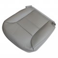 Secosautoparts Passenger Side Bottom Replacement Leather Seat Cover Gray Compatible With Chevy Suburban 1500 2500 Tahoe