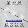 600pcs Tile Spacers 6mm 1 4 Cross Shape Wall Floor Spacer Tiling Tools For Ceramic Installation White
