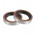 2pcs Engine Crankshaft Oil Seal Replacement For Toyota Land Cruiser 1990-1997 Lexus Lx450 1996-1997 No 90310-35010 9031035010 