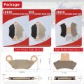 Front Rear Brake Pads Sintered For Polaris Sportsman Magnum Trail Boss Blazer Scrambler Xplorer Xpedition 500 425 400 335 330