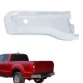 Rear Left Chrome Bumper Face Bars End Cap Replacement For Ranger 2019-2023 With Parking Aid Sensors Holes 