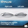 G-plus Front Headlight Lenses Cover Compatible With 2006-2016 Chevy Impala Limited Left Right Side Replacement Pair Smoky Lens