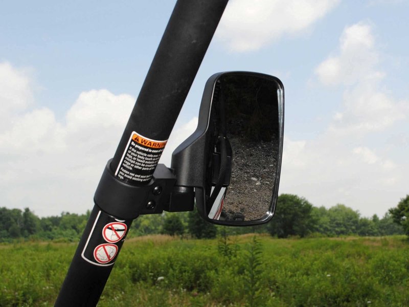 Superatv Side View Mirrors For Polaris Ranger Rzr Ace Kawasaki Teryx Mule Honda Pioneer Can-am Maverick Yamaha Cfmoto Arctic