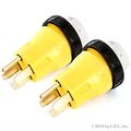 2 Rv Electrical Locking Adapter 50a Male To Female Plug Connector 