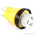 2 Rv Electrical Locking Adapter 50a Male To Female Plug Connector
