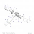 Polaris Snowmobile Shock Rod Weld Genuine Oem Part 1543397-329 Qty 1