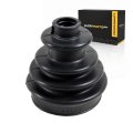 Cv Joint Boot For 1990 1996 Ford Escort Neoprene With 77 52 In Clamp Minimum Diameter 3 Clamps Grease And Snap Ring Included