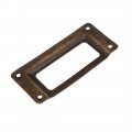 Uxcell Office File Drawer 62mmx 28mm Iron Tag Label Holder Bronze Tone 20pcs