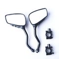 Yibid Universal Black Skull Hand Pair Of Motorcycle Rear View Side Mirrors With 7 8 Handlebar Mirror Mount For Cruiser Yamaha