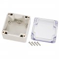 Uxcell 83x81x56mm 3 27x3 19x2 2inch Wateproof Electronic Abs Plastic Diy Junction Project Box Enclosure Case Outdoor Indoor