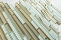 Santa Monica Blend Matchstick Shiny Finish Glass Mosaic Tile 