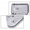 G-plus Chrome Trim Tail Lights Brake Lamps Pair With Bulb Compatible 2009-2014 Ford F150 Fo2818148 Fo2819148 Fo2818150 White