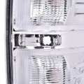 G-plus Chrome Trim Tail Lights Brake Lamps Pair With Bulb Compatible 2009-2014 Ford F150 Fo2818148 Fo2819148 Fo2818150 White