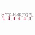 Httmt Mt215-017b- Complete Fairing Bolts Screws Fasteners Kit Compatible With Suzuki Gsxr 600 750 1000 Red