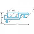 Passl A 25x53-3-4 Door Gasket Size 21 5 8 X 33 Anthony Seal For Cooler Or Freezer A Compatible With Refrigeration