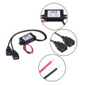 Usb Charger Adapter Dual Port 12v To 5v Converter Module For Car Motorcycle Phone Tablet Charging