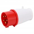16a 5pin Industrial Plug Wall Surface Mount Socket 3 Phase Waterproof 220a 380v 240a 415v 3p N E Supplies For Agriculture