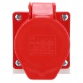 16a 5pin Industrial Plug Wall Surface Mount Socket 3 Phase Waterproof 220a 380v 240a 415v 3p N E Supplies For Agriculture