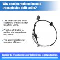 X Autohaux Automatic Transmission Gear Shift Cable No Fl3z7e395d Fl3z-7e395-d Fit For Ford F-150 2015 2016 2017 2018 2019
