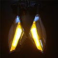 Smt-turn Signal Glass Mirror Compatible With Kawasaki Ninja 500 Zx7r Zx6r Er6f 636 Z750 Chrome New B00rw3e4z0