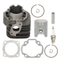 0450007 Cylinder Piston Ring Gaskets Top End Kit Replacement For Polaris 90 Sportsman 90cc 2001-200 Cylinder Piston Ring 