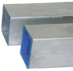 Square Galvanized Sleeves For 3 Post