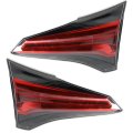 Munirater 2-pack Rear Left And Right Tail Light Brake Lamp Assembly Replacement For Rav 4 2016-2017 Inner Driver Passenger Side