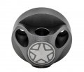 Vms Racing Antenna Housing Base Cover In Gunmetal Billet Aluminum Compatible With Jeep Wrangler Jk Sahara Sport Rubicon