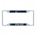 Utah Jazz Team Nba Metal License Plate Frame For Front Or Back Of Car Officially Licensed Up Close 