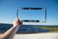 Utah Jazz Team Nba Metal License Plate Frame For Front Or Back Of Car Officially Licensed Up Close
