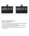 2x Garage Door Opener Remote For Security 390 Mhz Red Or Orange Learn Button Openers 1997-2005 Replacement Liftmaster 972lm