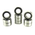 6x11x4mm Precision Ball Bearings Abec 1 Rubber Sealed 10 A1-mr116-2rs 